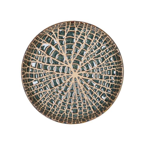 Pomax LOTUS - Blate - Porselein - DIA 20 3 X H 4 5 Cm - Brons