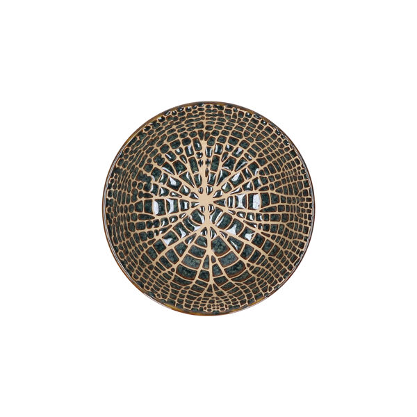 Pomax LOTUS - Ontbijtkom - Porselein - DIA 12 X H 6 Cm - Brons