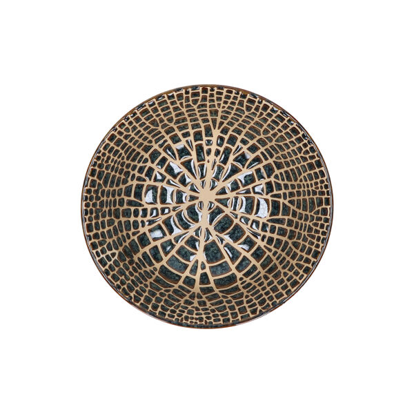 Pomax LOTUS - Soepkom - Porselein - DIA 15 X H 7 Cm - Brons