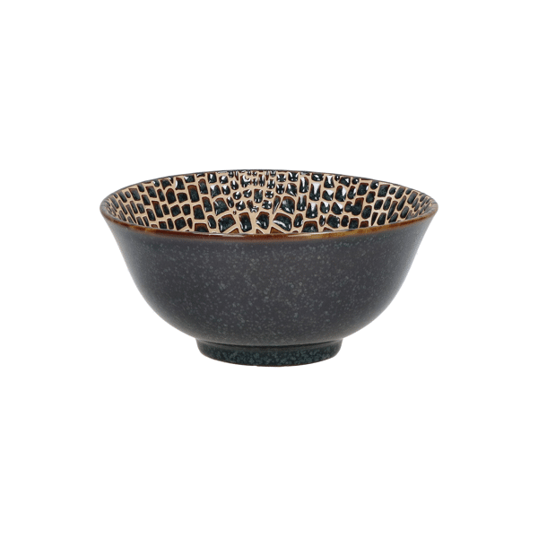 pomax LOTUS - soepkom - porselein - DIA 15 x H 7 cm - brons