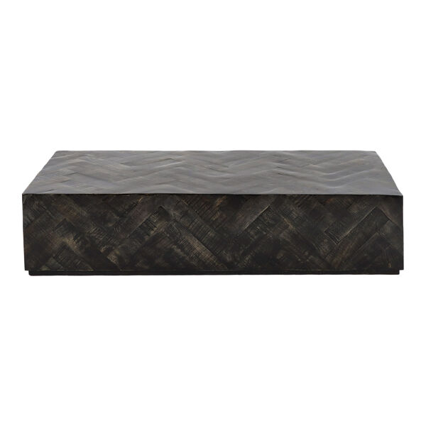 Pomax LOXTON - Salontafel - Mango Hout - L 120 X W 60 X H 28 Cm - Donkerbruin