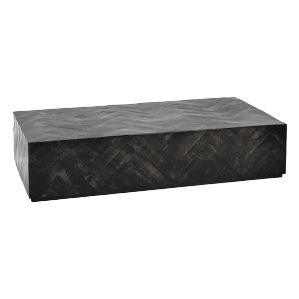 pomax LOXTON - salontafel - mango hout - L 120 x W 60 x H 28 cm - donkerbruin