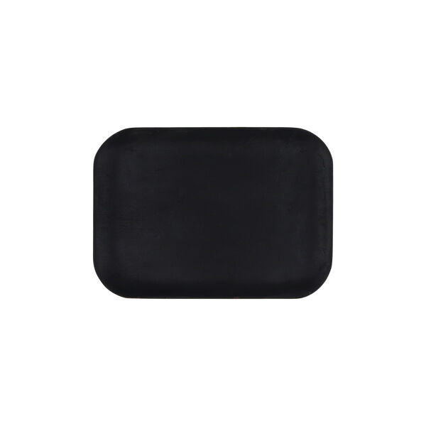 Pomax MACLEAR - Dienblad - Acacia Hout - L 28 X W 20 X H 1 25 Cm - Zwart