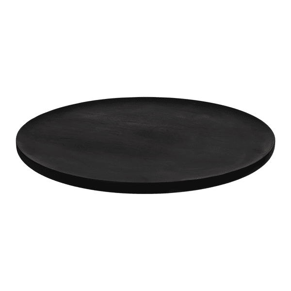 pomax MACLEAR - schotel - acacia hout - DIA 50 x H 1 25 cm - zwart