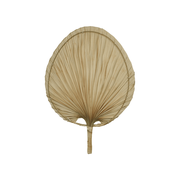 pomax MALLORCA - deco object - palm blad - L 41 x W 29 5 cm - naturel