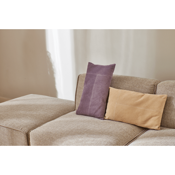 Pomax MANCHESTER - Kussen - Fluweel - L 50 X W 30 Cm - Latte