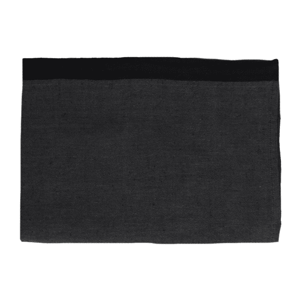 pomax MARIKANA - tafelkleed - linnen - L 250 x W 170 cm - zwart