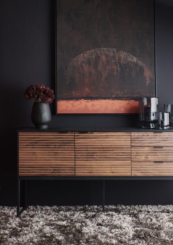 Pomax MARTE - Canvas Met Kader - Canvas / Hout - L 100 X W 3 4 X H 140 Cm - Rood