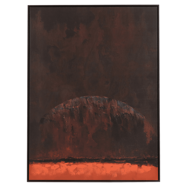 pomax MARTE - canvas met kader - canvas / hout - L 100 x W 3 4 x H 140 cm - rood