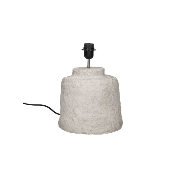 pomax MEDEA - lampvoet - papier mâché - DIA 25 x H 32 - gebroken wit pomax MEDEA - lampvoet - papier mâché - DIA 25 x H 32 - gebroken wit