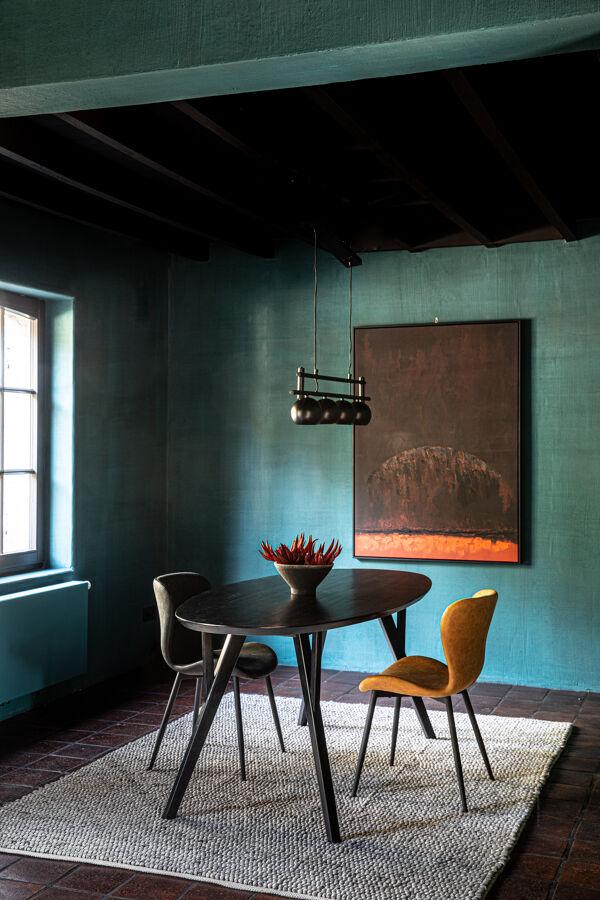 Pomax MERAPI - Kom - Terracotta - DIA 24 5 X H 13 Cm - Zwart