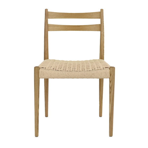 Pomax MINOU - Stoel - Essenhout / Papier - L 51 5 X W 51 5 X H 80 Cm - Naturel