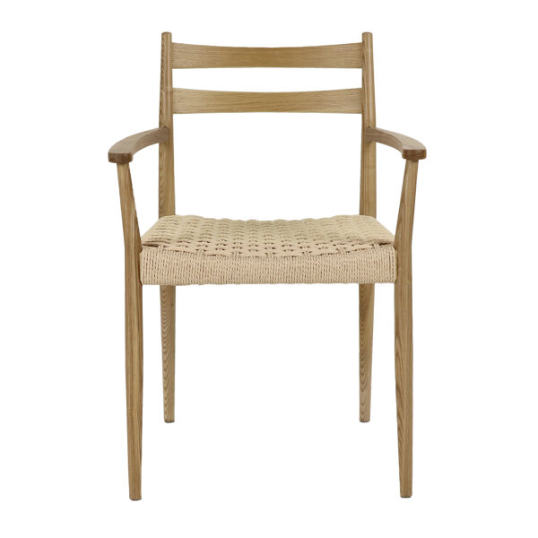 Pomax MINOU - Stoel - Essenhout / Papier - L 51 5 X W 57 X H 80 Cm - Naturel