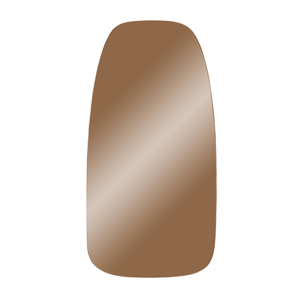 pomax MIRACLE - spiegel met led verlichting - spiegel / mdf - L 70 x W 35 cm - smoke