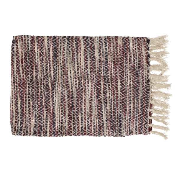 pomax MIRAGE - plaid - katoen - L 150 x W 125 cm - mix van kleuren