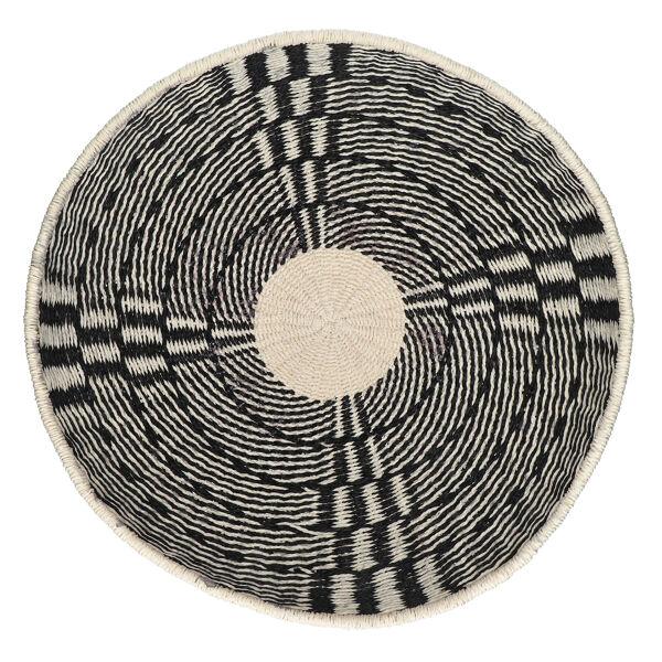 Pomax MOLOKO - Set/3 Muur Deco - Papier - DIA 35/50/54 5 X H 12/13/15 Cm - Zwart/wit