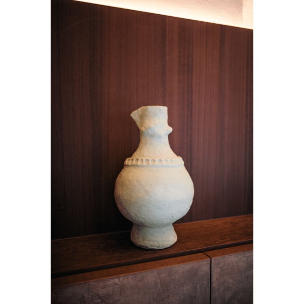 Pomax MOMO - Deco Object - Papier Mâché - DIA 30 X H 52 5 Cm - Licht Groen