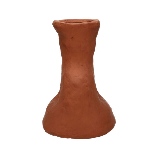Pomax MOMO - Deco Object - Papier Mâché - L 21 X W 18 X H 25 Cm - Terracotta