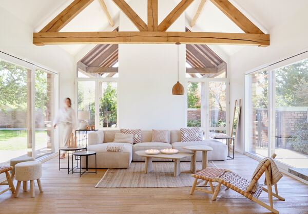 Pomax MONTREAL - Bijzettafel - Mango Hout / Metaal - L 60 X W 60 X H 50 Cm - Naturel