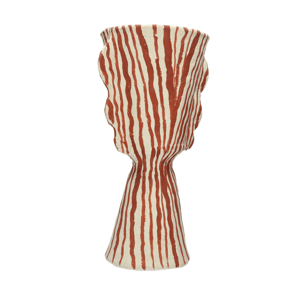 Pomax MURAZZANO - Deco Object - Papier Mâché - DIA 27 X H 45 Cm - Terracotta