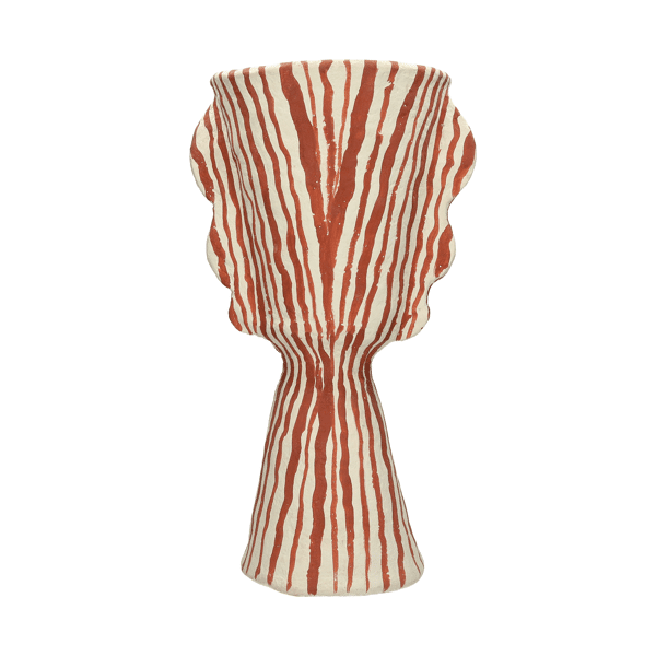 pomax MURAZZANO - deco object - papier mâché - DIA 27 x H 45 cm - terracotta