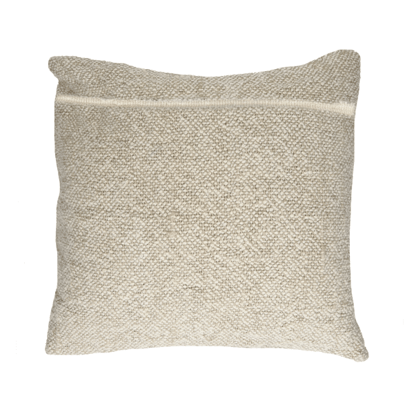 Pomax NOGARA - Kussen - Linnen / Katoen - L 50 X W 50 Cm - Naturel