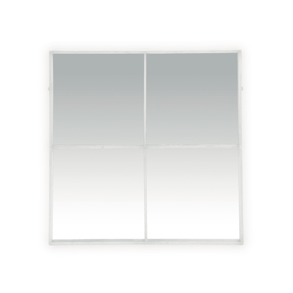 pomax PALACE - spiegel 4 onderverdelingen - metaal - L 80 x W 3 5 x H 80 cm - wit