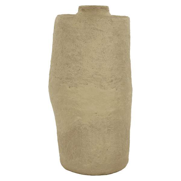 pomax PAPEL - pot - papier mâché - DIA 50 x H 95 cm - gebroken wit