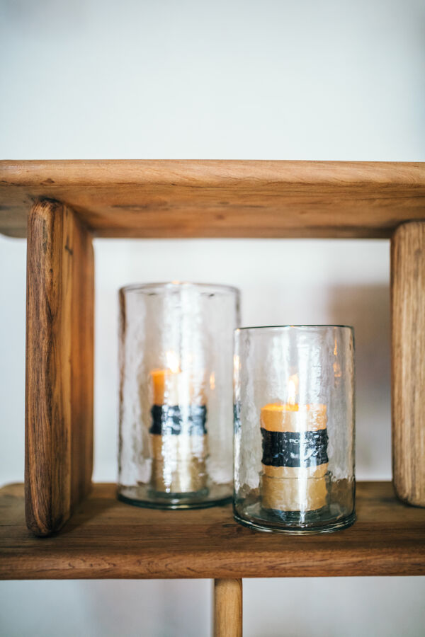 Pomax PATTI - Windlicht - Glas - DIA 12 5 X H 20 Cm - Transparant