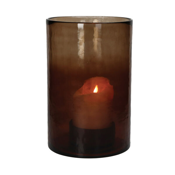 Pomax PATTI - Windlicht - Glas - DIA 20 25 X H 30 5 Cm - Amber