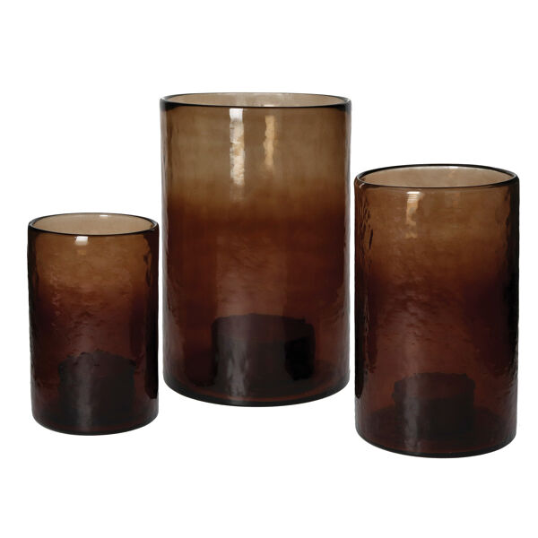 Pomax PATTI - Windlicht - Glas - DIA 20 25 X H 30 5 Cm - Amber