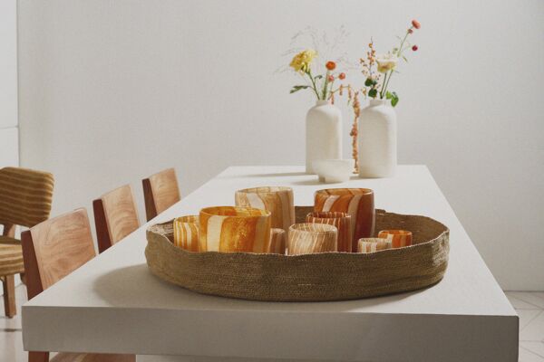 Pomax PIASTRO - Tafel - Kalkpleister - L 220 X W 85 X H 75 Cm - Gebroken Wit