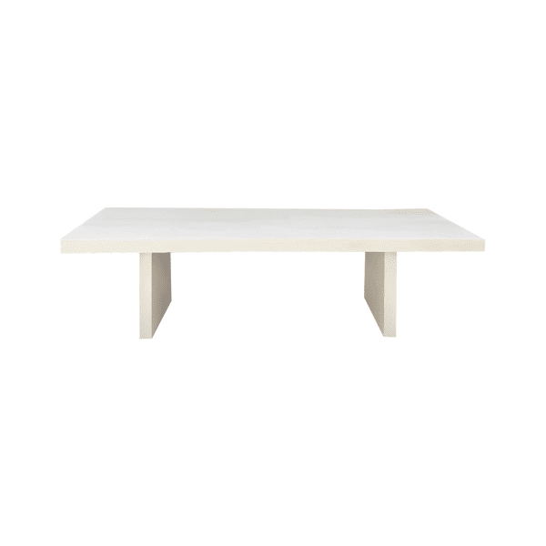 pomax PIASTRO - tafel - kalkpleister - L 220 x W 85 x H 75 cm - gebroken wit