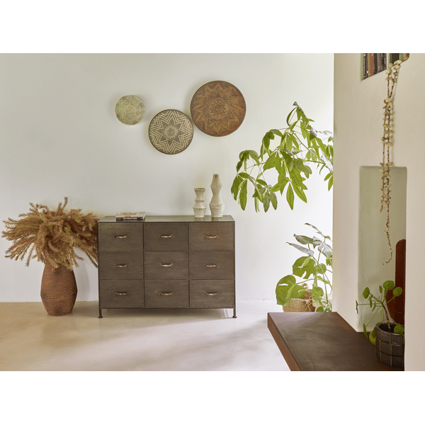 Pomax PLANDAI - Kunstplant - Kunststof / Metaal - H 114 Cm - Roze