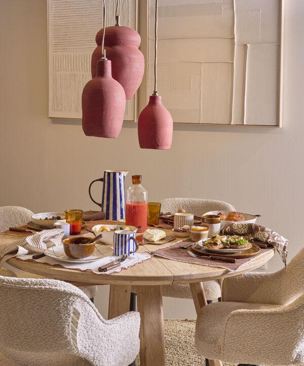 Pomax ANAFI - Dessertbord - Porselein - DIA 22 Cm - Blauw