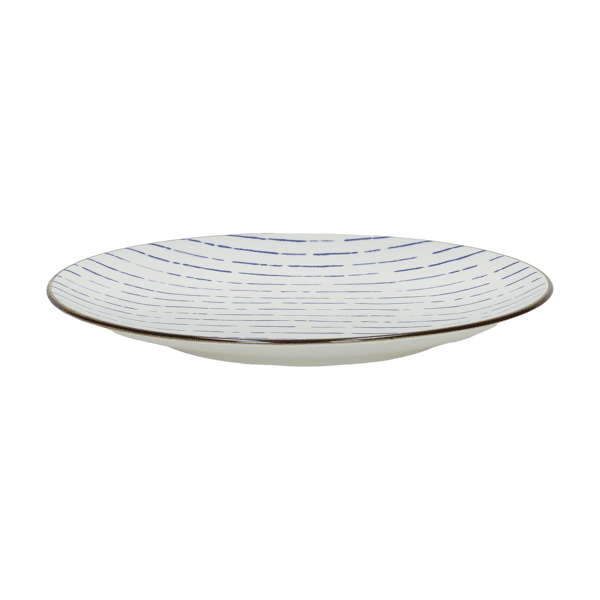 pomax ANAFI - dessertbord - porselein - DIA 22 cm - blauw