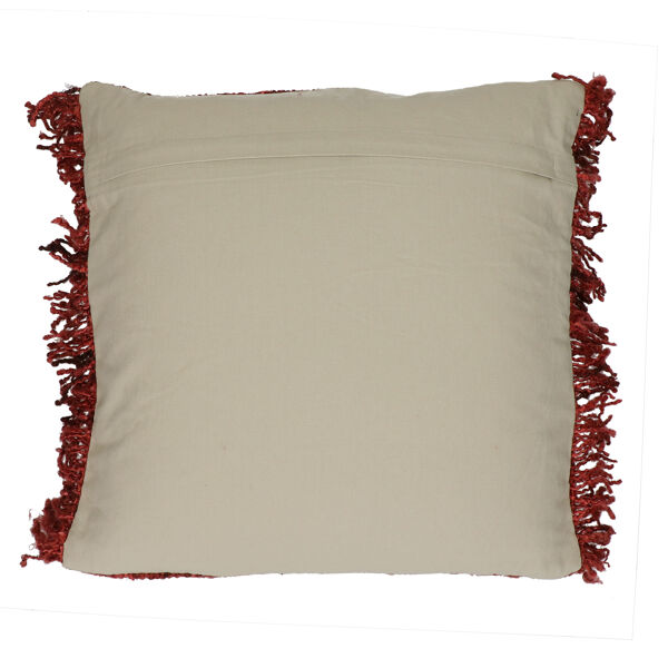 Pomax AYALA - Kussen - Katoen - L 45 X W 45 Cm - Koraal