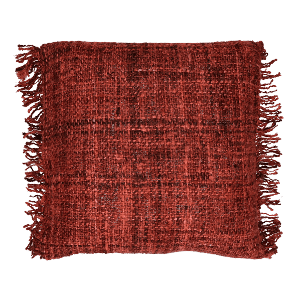 pomax AYALA - kussen - katoen - L 45 x W 45 cm - koraal