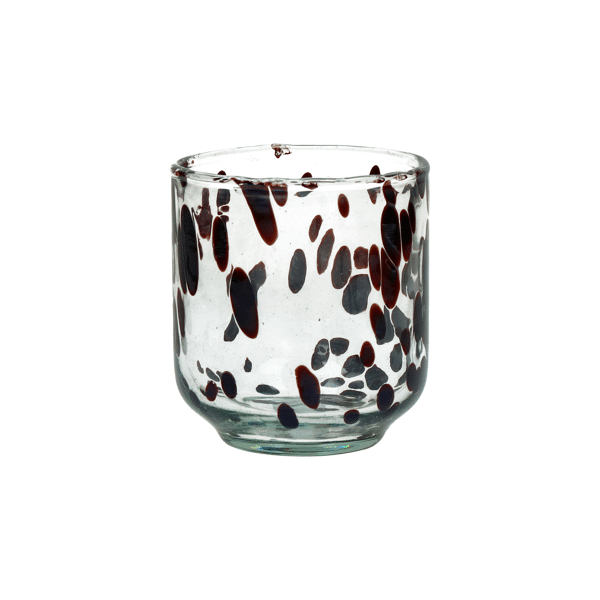 pomax BIZOTTI - windlicht - glas - DIA 9 x H 10 cm - bruin