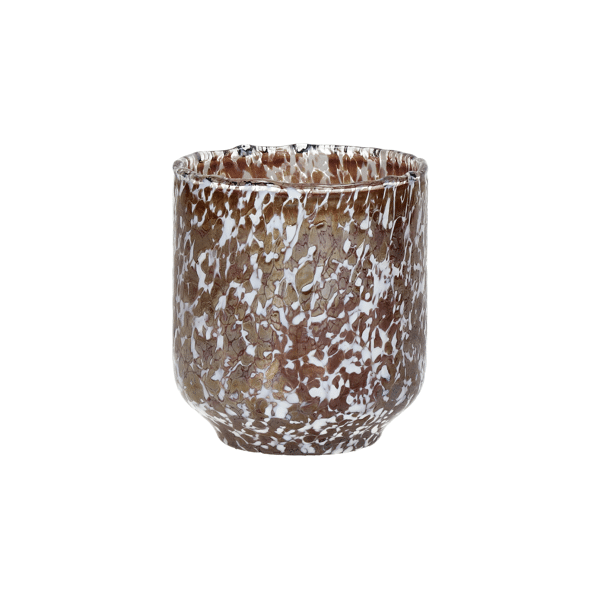 pomax BIZOTTI - windlicht - glas - DIA 9 x H 10 cm - lila