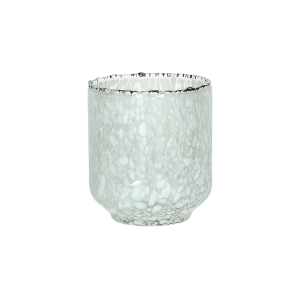 pomax BIZOTTI - windlicht - glas - DIA 9 x H 10 cm - wit