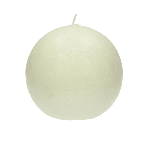 pomax CANDLE - kaars - paraffine wax - DIA 9 cm - ivoor