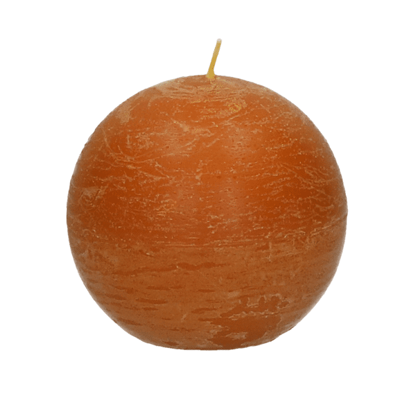 pomax CANDLE - kaars - paraffine wax - DIA 9 cm - roest