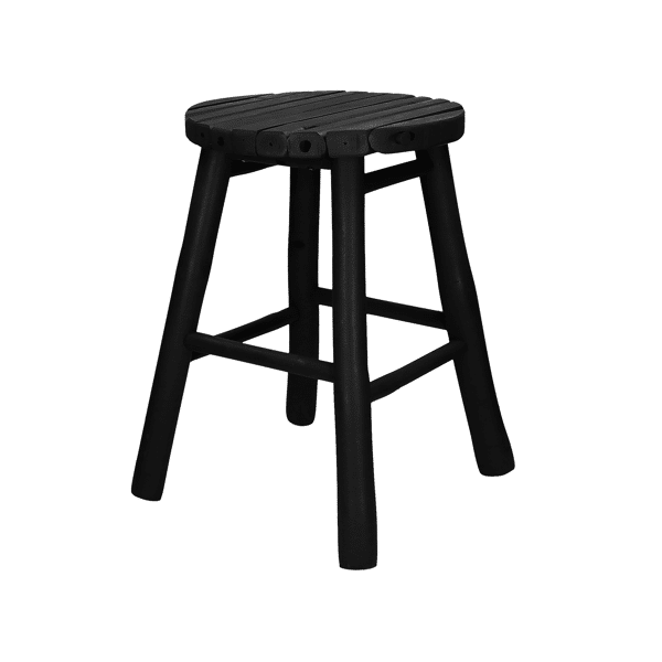 pomax CÂY TRE - kruk - bamboe - DIA 30 5 x H 44 cm - zwart