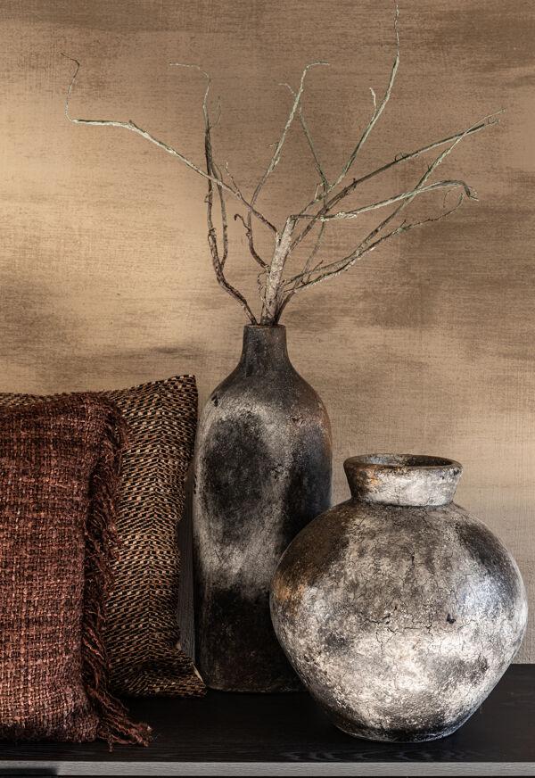 Pomax CHIQUE - Kussen - Katoen - L 45 X W 45 Cm - Bruin