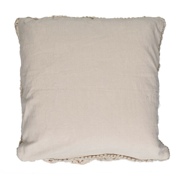 Pomax CROISETTE - Kussen - Katoen - L 45 X W 45 Cm - Ecru