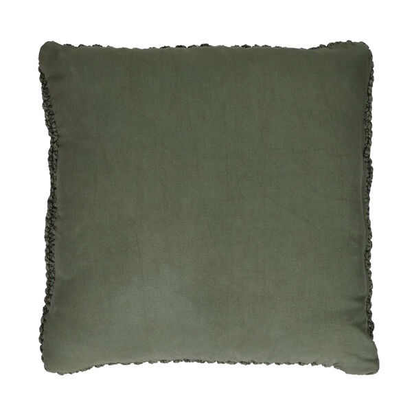 Pomax CROISETTE - Kussen - Katoen - L 45 X W 45 Cm - Kaki