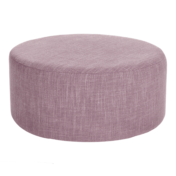pomax DELILAH - poef - stof - DIA 80 x H 35 cm - lavendel