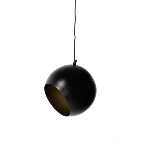 pomax DEPOT - hanglamp - metaal - DIA 24 cm - zwart