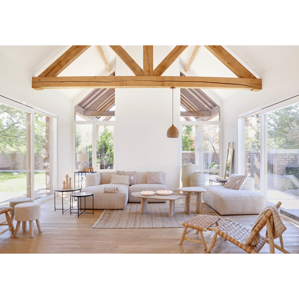 Pomax GISÈLE - Kandelaar - Klei - DIA 7 X H 28 Cm - Ivoor